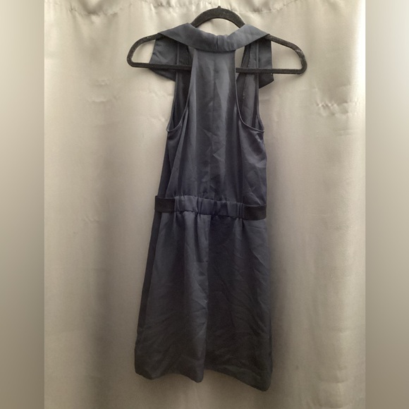 Rachel by Rachel Roy blue sleeveless ruffle knee length dress - Picture 2 of 3